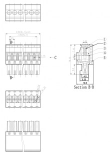 15EDGKA-3.5-02P-14-100A(H) клеммники degson DEGSON даташит схема