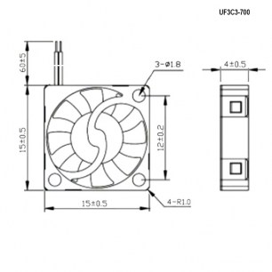 UF3C3-700 вентилятор RUICHI даташит схема