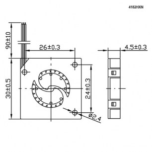 4182HXN вентилятор RUICHI даташит схема