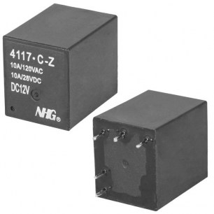 4117-C-Z-10A-12VDC-1.0 реле электромагнитное