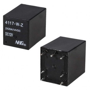4117-W-Z-20A-12VDC-1.0 реле электромагнитное