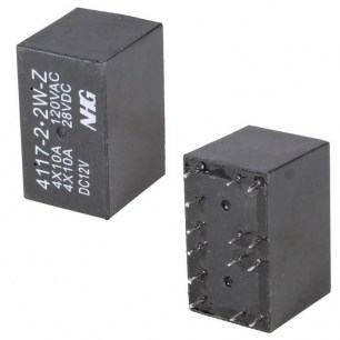 4117-2-2W-Z-10A-12VDC-1.0 реле электромагнитное