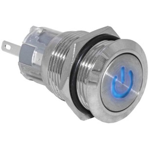 LAS1-AGQ-11DT/B/N on-(on) антивандальная кнопка фото 2 схема
