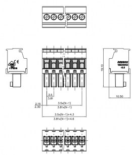 15EDGKB-3.5-02P-14-100A(H) клеммники degson DEGSON даташит схема