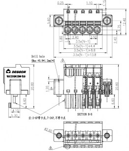 15EDGKDM-3.5-04P-14-00A(H) клеммники degson DEGSON даташит схема