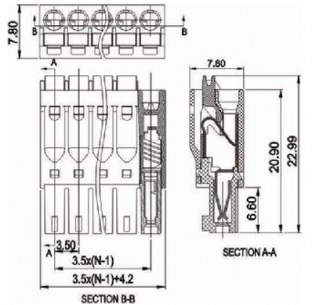 15EDGKN-3.5-02P-14-00Z(H) клеммники degson DEGSON даташит схема