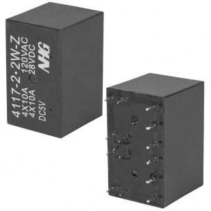 4117-2-2W-Z-10A-5VDC-1.0 реле электромагнитное