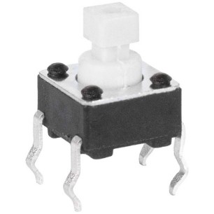 KAN0611-0731W 6x6x7.3 mm тактовая кнопка фото 2 схема