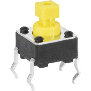KAN0611-0731Y 6x6x7.3 mm тактовая кнопка фото 2 схема