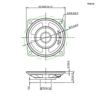 YD63-04 динамики RUICHI даташит схема