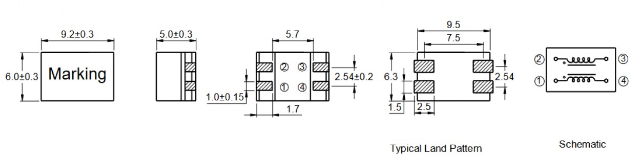 CSTA0950RB-510 катушка индуктивности Codaca даташит схема