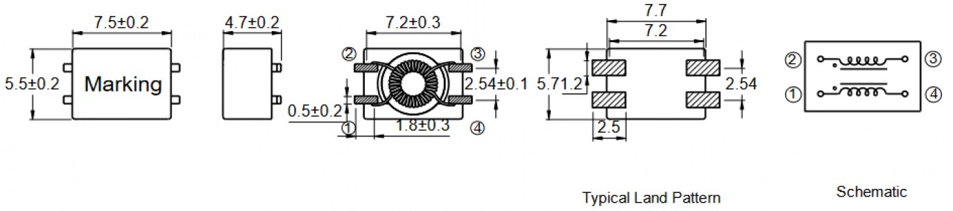 CSTCA0940RS-510 катушка индуктивности Codaca даташит схема