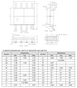 AO4407A транзистор Elecsuper даташит схема