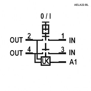 AELA-22-BL переключатель кнопочный RUICHI даташит схема