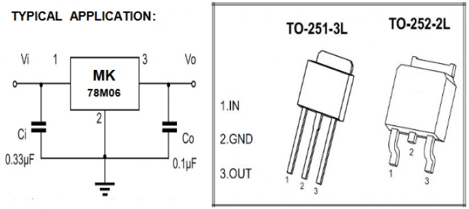 78M06 микросхема питания MK даташит схема