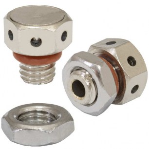 M5X0.8 Brass/Steel nut клапан выравнивания давления