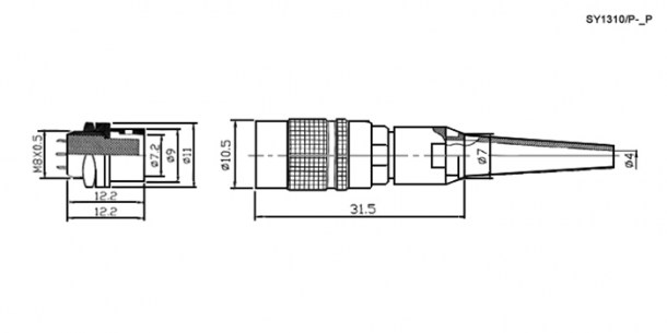 SY1310/P-2P быстроразъемные RUICHI даташит схема