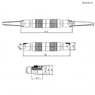 SY1311/P-2P быстроразъемные RUICHI даташит схема