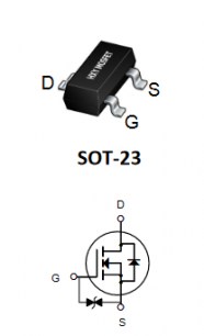 2N7002 (HXY) транзистор HXY схема фото