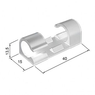клипса самоклеящаяся 15х40мм белая фиксаторы для кабеля RUICHI даташит схема