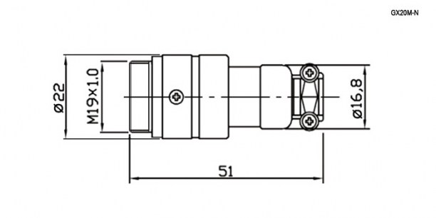 GX20M-4 разъем SZC даташит схема