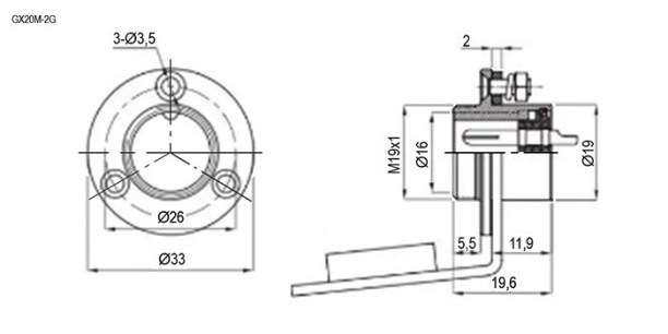 GX20M-2G разъем SZC даташит схема