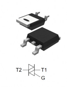 BTA208S-800B cимистор (триак) JSMSEMI схема фото