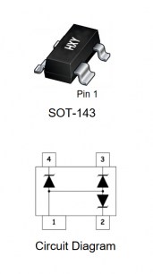 SP0503BAHTG (HXY) диод защитный HXY даташит схема