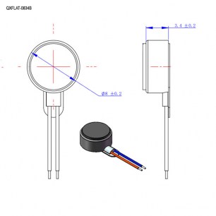 QXFLAT-0834B vibra электродвигатели dc RUICHI даташит схема