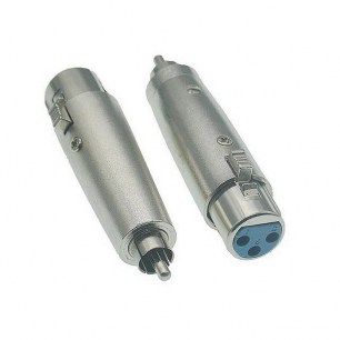 JD-488 / XLR 3P F-RCA M разъемы микрофонные xlr