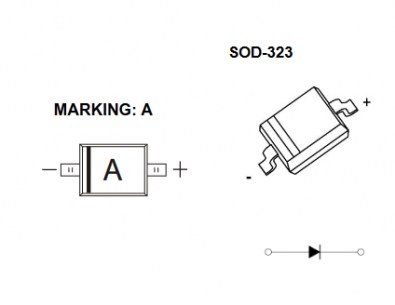 1SS355 диод переключающийся высокочастотный CTK даташит схема