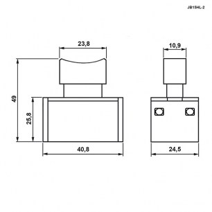 JB15HL-2 кнопки для электроинструмента RUICHI даташит схема