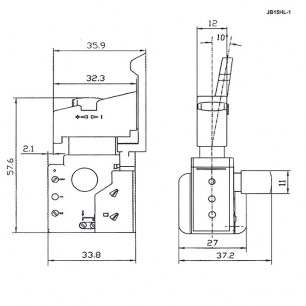 JB15HL-1 кнопки для электроинструмента RUICHI даташит схема