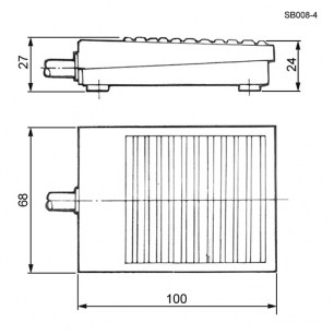 SB008-4 переключатели ножные, педали RUICHI даташит схема