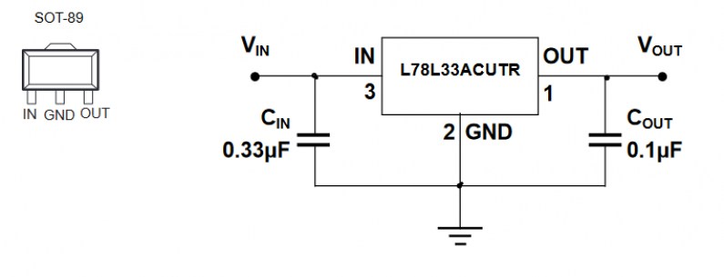 L78L33ACUTR (HXY) микросхема питания HXY даташит схема