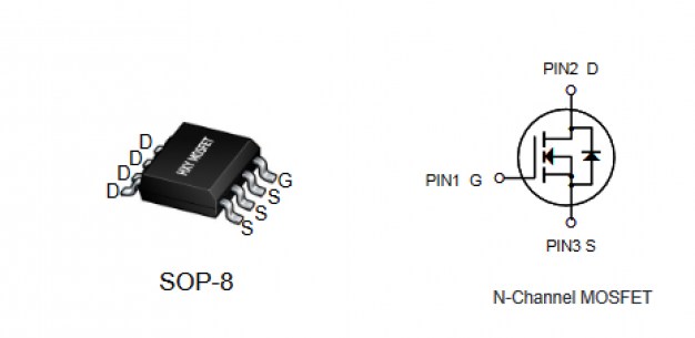 IRF7455 транзистор HXY схема фото