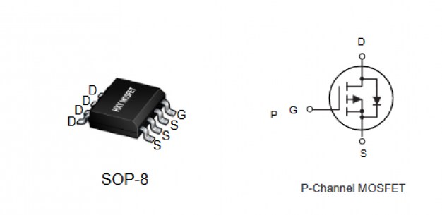 IRF7404 транзистор HXY схема фото