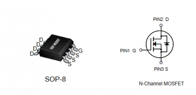 IRF7805Z транзистор HXY даташит схема