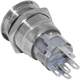 LAS2-AGQ-11ZET/B/N on-on антивандальная кнопка фото 2 схема
