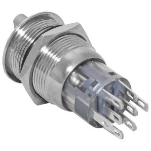 LAS2-AGQ-11X/31/R/N on-on антивандальная кнопка фото 2 схема