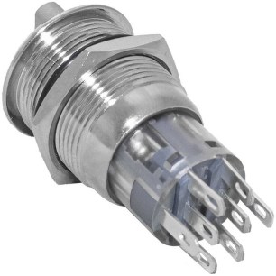 LAS2-AGQ-11X/31/B/N on-on антивандальная кнопка фото 2 схема