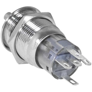 LAS2-AGQ-11X/21/G/N on-on антивандальная кнопка фото 2 схема