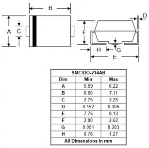 MURS320 диод ультрабыстродействующий Senocn схема фото
