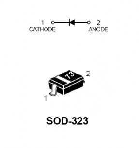 BAS321 диод переключающийся высокочастотный JSMSEMI схема фото