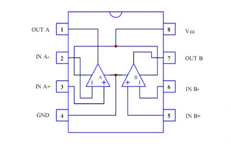 LM393 компаратор даташит схема