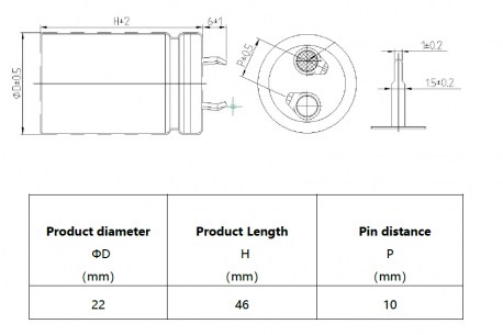 HP-2R7-J107VYJ28 ионистор KAMCAP даташит схема