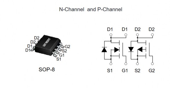 AO4614 транзистор HXY даташит схема