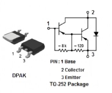 MJD127T4G биполярный транзистор JSMSEMI даташит схема