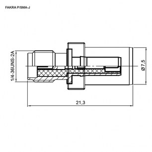 FAKRA TYPE D-P/SMA-J fakra RUICHI даташит схема