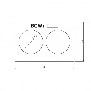 Этикетка 25х38мм BCW1-7080, 10шт термоиндикаторы даташит схема